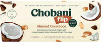 Chobani flip greek yogurt almond coco loco
