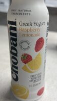 Raspberry lemonade Greek yogurt drink