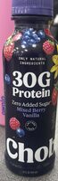 30 gram protein mixed berry vanilla