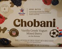 Vanilla Greek Yogurt Mixed Berry on the Bottom