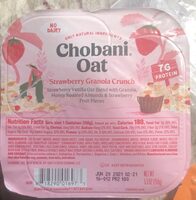 Chobani Oat Strawberry Granola Crunch