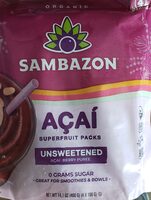 Açaí Superfruit Packs Unsweetened Açaí Berry Purée