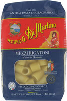 Italy pasta mezzi rigatoni