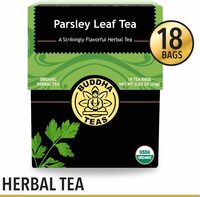 Organic parsley leaf tea bleach-free tea bags