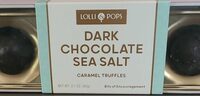 Dark chocolate sea salt - Caramel Truffles