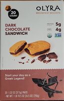Breakfast sandwich biscuits dark chocolate