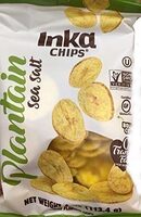 Plantain chips with sea salt