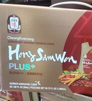 Korean red ginseng drink