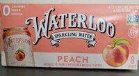 Sparkling Water Peach Naturally Flavored with other Natural Flavors