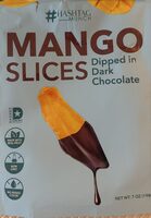Mango Slices dipped in dark chocolate