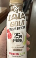 Gold yogurt smoothie