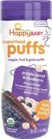 Organic superfood puffs purple carrot blueberry