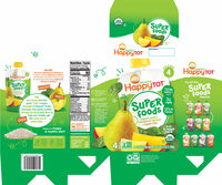 Super Foods Organic Pears, Mangos & Spinach + Super Chia - Stage 4