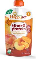 Fiber & Protein - Organic Pears, Peaches, Pumpkins & Apples + Cinnamon