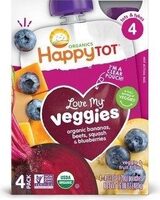 Bananas, Beets, Squash & Blueberries - Love My Veggies: Veggie & Fruit Blend
