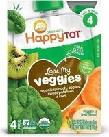 Organic veggie & fruit blend pureed baby food