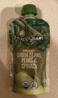 Green Beans, Pears & Spinach