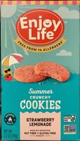 Strawberry Lemonade Crunchy Cookies