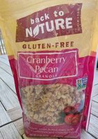 Gluten Free Cranberry Pecan Granola