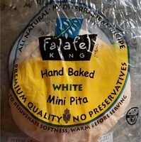 Hand Baked White Mini Pita