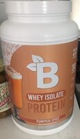 Whey protein isolate pumpkin spice