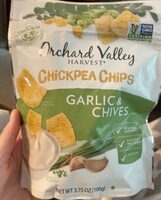 Chickpea Chips Garlic & Chives
