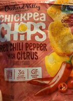 Chickpea Chips, Red Chili Pepper Citrus