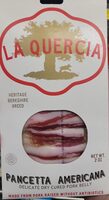 Pancetta americana delicate dry cured pork belly