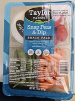 Snap Peas & Dip Snack Pack