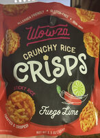 Crunchy Rice Crisps Fuego Lime
