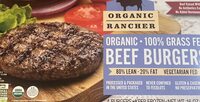 100% grass fed beef burgers