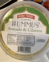 Hummus avocado & cilantro