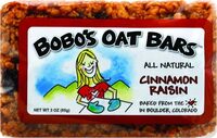 Cinnamon Raisin Oat Bar