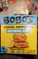 Lemon Poppyseed Oatmeal Bar