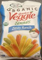 Organic garden veggie straws zesty ranch