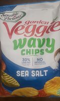 Garden veggie wavy chips sea salt