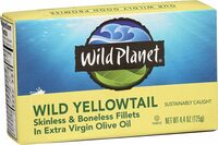 Wild Yellowtail Skinless & Boneless Fillets In Extra Virgin Olive Oil