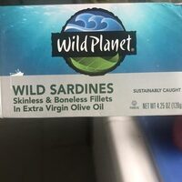 WILD SARDINES Skinless & Boneless Fillets In Extra Virgin Olive Oil