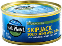 Skipjack Solid Light Wild Tuna In Pure Olive Oil