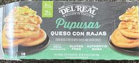 Pupusas Queso con Rajas