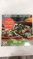 Flatbreads chicken and kale white meat chicken