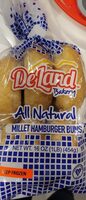 All Natural Millet Hamburger Buns