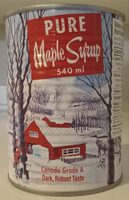 Maple Syrup, Dark color, Robust Taste