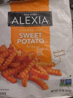 Crinkle Cut Sweet Potato Fries With Sea Salt And Black Pepper