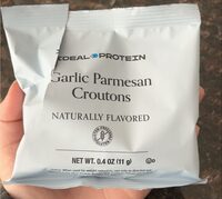 Garlic parmesan croutons