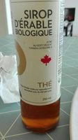 Sirop d'érable au thé