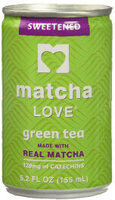 Sweetened Green Tea Made With Real Matcha