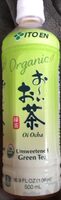 Organic Unsweetened Green Tea