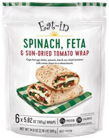 Spinach, Feta & Sun-dried Tomato Wrap