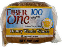 Fiber One Bread Honey Whole Wheat